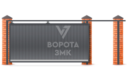 Откатные ворота 4000×2500 Ролтэк ЗМК-7083