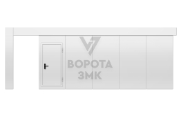 Откатные ворота 5000×4500 ЗМК-4949